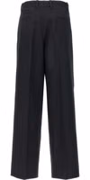 Black Cotton Casual Pants 2