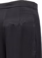 Black Silk Casual Pants 4