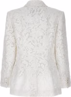 White Polyester Blazer 2