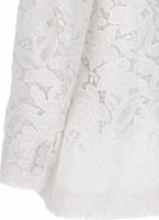 White Polyester Blazer 4