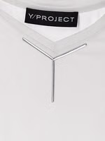 White Viscose T-Shirt 4
