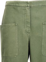 Bicolor Cotton Casual Pants 3