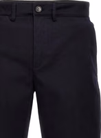 Blue Cotton Casual Pants 3