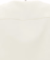 White Polyester Full-Length Jacket 4