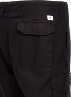 Black Cotton Cargo Pants 4