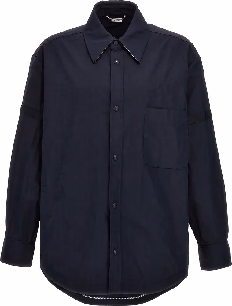 Blue Polyamide Blouse