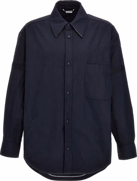 Blue Polyamide Blouse