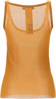 Beige Silk Tank Tops 2