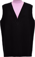 Multicolor Wool Sleeveles Sweater 1