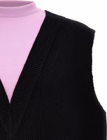 Multicolor Wool Sleeveles Sweater 3