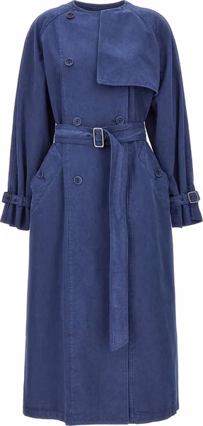 Blue Cotton Coat