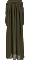 Bicolor Silk Mini Skirt 1