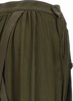 Bicolor Silk Mini Skirt 4