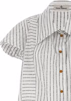 Bicolor Cotton Blouse 3