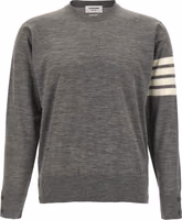 Gray Virgin Wool Cardigan 1