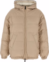 Beige Polyester Full-Length Jacket 2