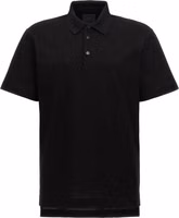 Black Cotton Polo Shirt 1