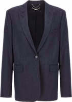 Blue Viscose Blazer 1