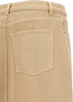 Beige Cotton Midi Skirt 4