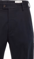 Blue Cotton Casual Pants 3