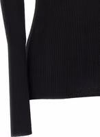 Black Wool Cardigan 4