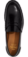 Black Cowhide Slip-On Loafers 4