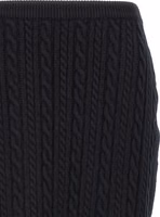 Black Wool Mini Skirt 3