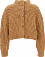 Beige Wool Cardigan 2