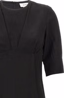 Black Viscose Midi Dress 3