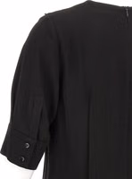 Black Viscose Midi Dress 4