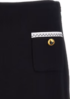 Bicolor Viscose Long Skirt 3