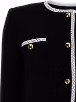 Bicolor Viscose Full-Length Jacket 3