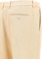 Beige Silk Dress Pants 4
