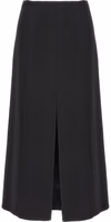 Black Virgin Wool Mini Skirt 1