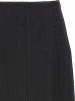 Black Virgin Wool Mini Skirt 3