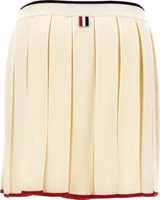 White Virgin Wool Long Skirt 2