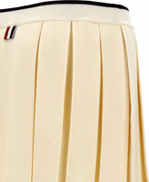 White Virgin Wool Long Skirt 4