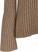 Beige Cashmere Cardigan 4