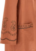 Bordeaux Cotton Short Dress 4