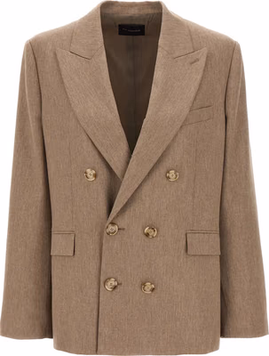 Beige Viscose Blazer