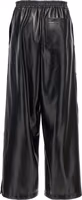 Black Polyester Casual Pants 2