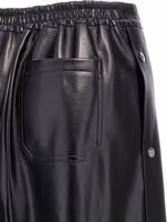 Black Polyester Casual Pants 5