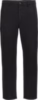 Black Cotton Casual Pants 1