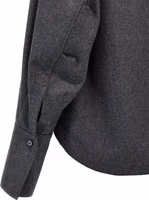 Gray Wool Blouse 4