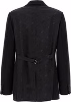 Black Polyester Blazer 2
