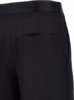 Black Viscose Casual Pants 4