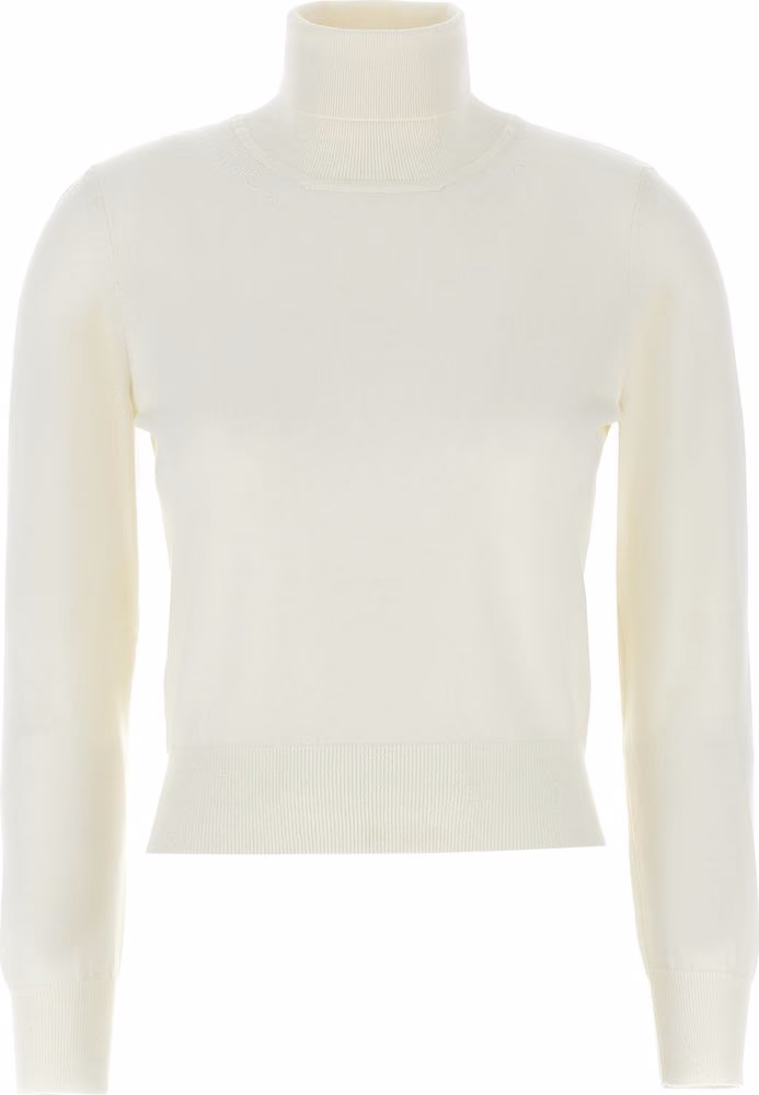 White Merino Wool Cardigan