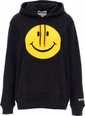 Black Cotton Hoodie