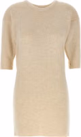 White Acetate Short Dress 2