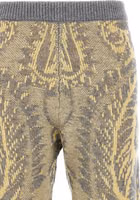 Multicolor Wool Flared Pants 3